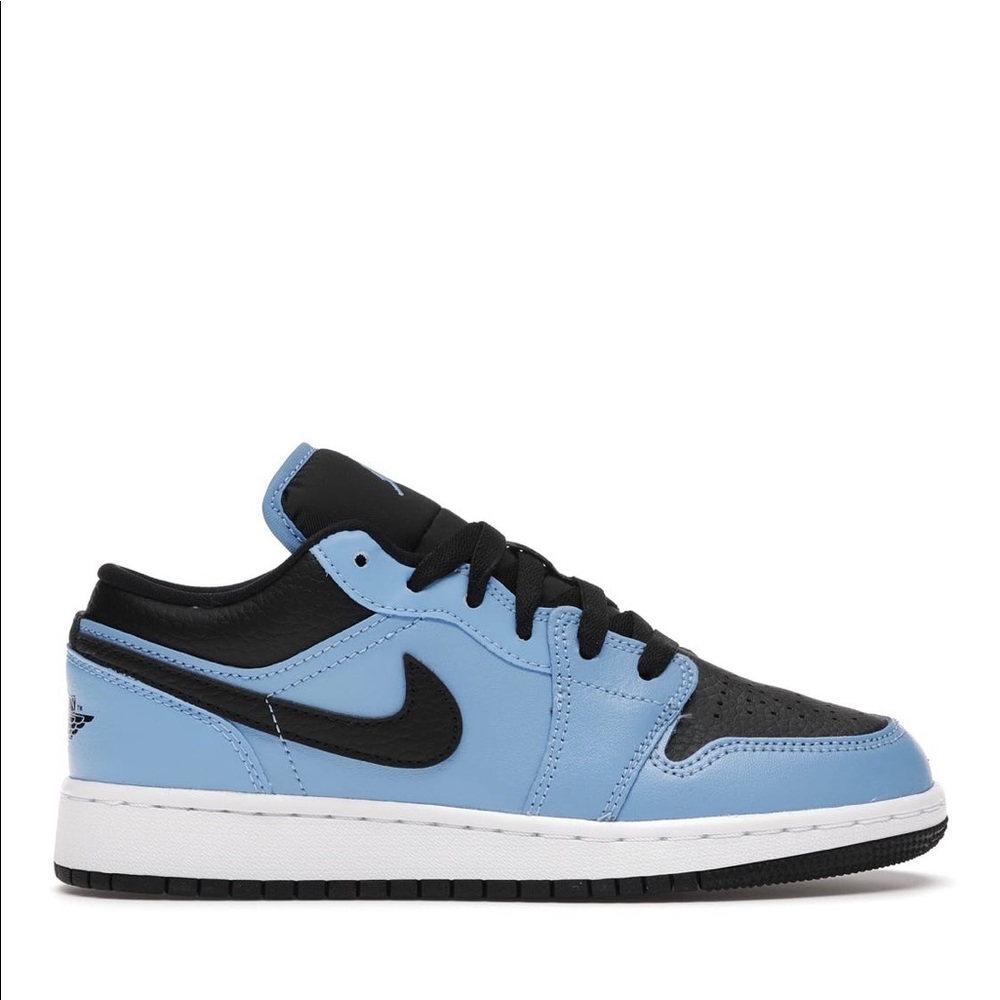 -Edm- 💠*NEW* Air Jordan 1 Low “University Blue” (GS) - Picture 1 of 11